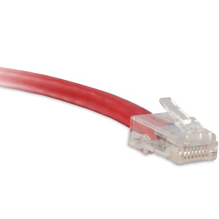 Enet Cat6 Red 7Ft No Boot Patch Cable C6-RD-NB-7-ENC